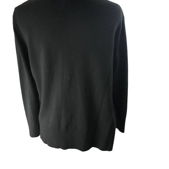 Evie Full Covered Button Front Cardigan Women L Long Sleeves Round Neck - Picture 4 of 6